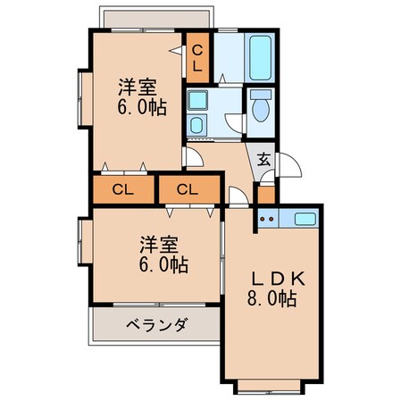 BLUE HOUSEの物件間取画像